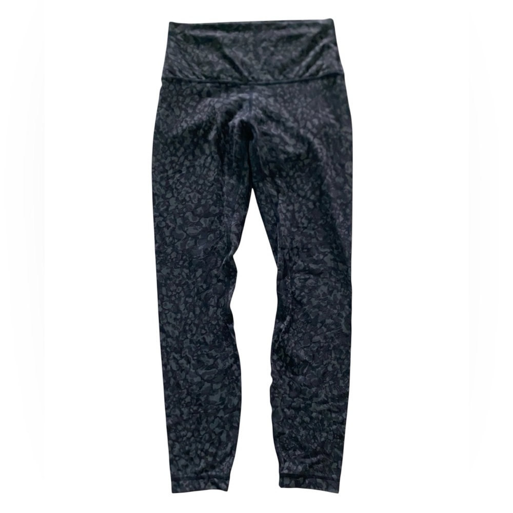 Lululemon Align Pant II High Rise 25" Wild Thing Camo Deep Coal 6